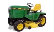 John Deere lawn tractors 332 tractor