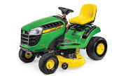 John Deere lawn tractors E120 tractor